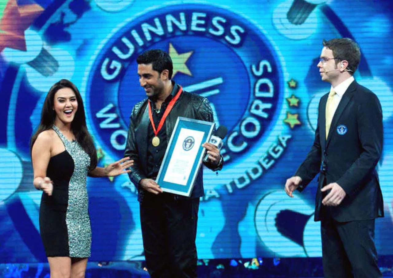 Preity Zinta brought bubbly energy to the record-breaking challenge show, Guinness World Records – Ab India Todega.